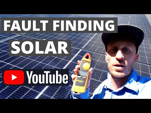 How to fault find a solar system