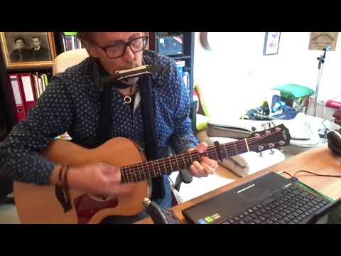 Freddy Quinn - Heimatlos (1957) - Unplugged mit Akustik-Gitarre und Mundharmonika