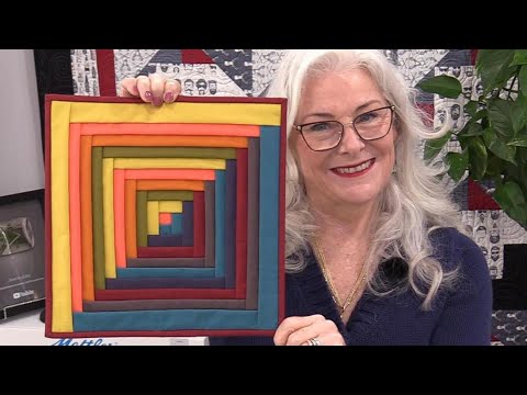 Folded Log Cabin Block Made Easy