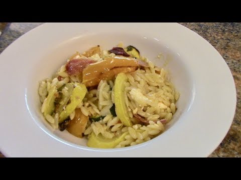 Orzo with Roasted Vegetables
