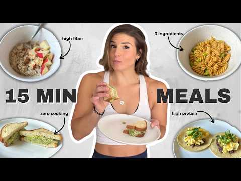 15 minute HEALTHY meals for BUSY people