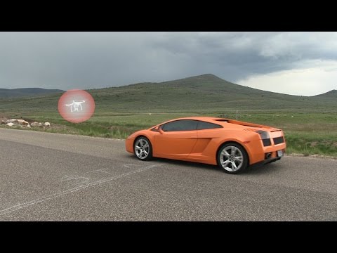 Race:  Drone vs. Lamborghini