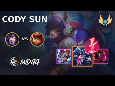 MID.GG: [ Cody Sun ] Ahri MID vs Annie | NA CHALLENGER | LOL Season 2025