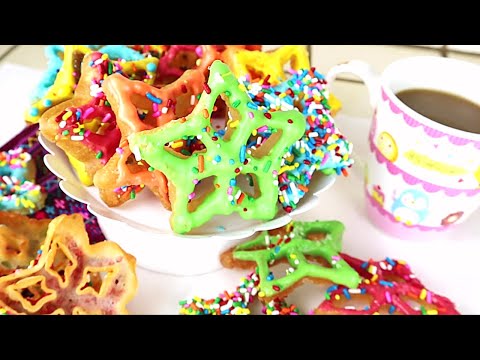 BUNUELOS de Viento ❤ ROSETTAS | Quick Easy Dessert Recipes | Crispy Doughnut Treats