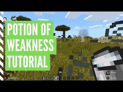 McGamers - How To Make A POTION OF WEAKNESS In Minecraft