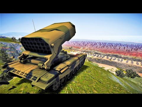 Russian TOS & WWII Army vs 4,000,000 Zombies & Giants - Ultimate Epic Battle Simulator 2