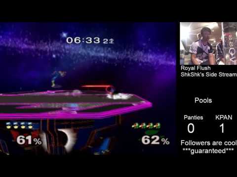 Royal Flush SSBM Pools - Panties (C. Falcon) vs. RCS | KPAN (Falco)