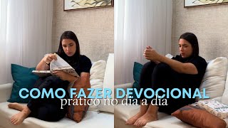 COMO FAZER DEVOCIONAL