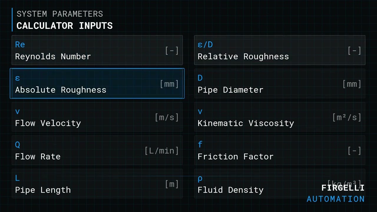 Friction Factor Interactive Calculator