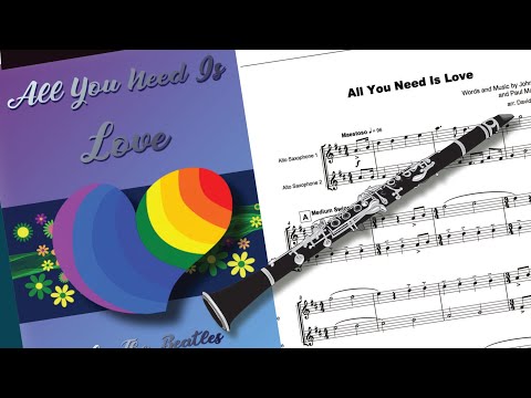 All You Need Is Love, by the Beatles, Alto Saxophone Duet