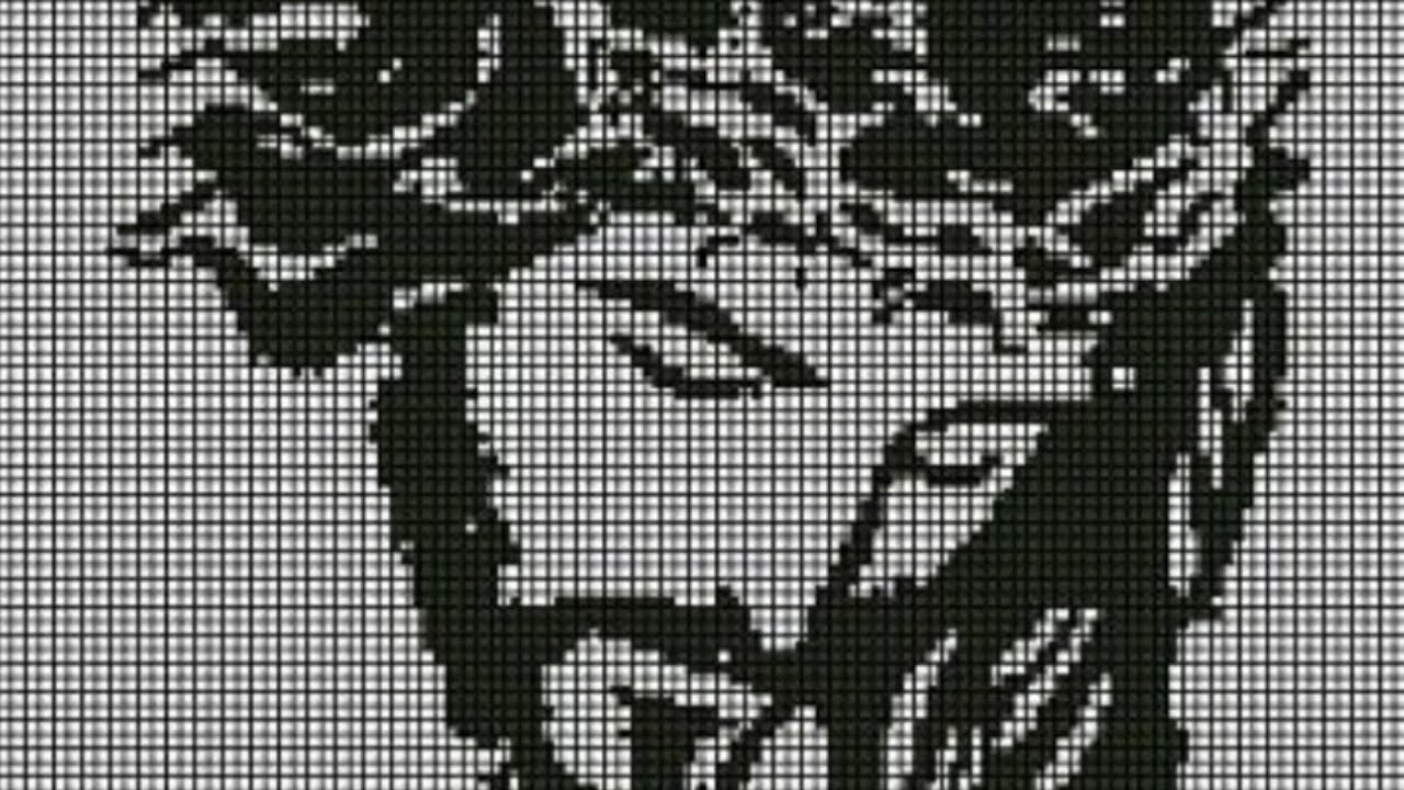 Gráficos de pessoas  famosas para crochê e ponto cruz!!