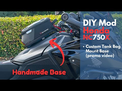 DIY Motorcycle Mod - Custom Tank Bag Base | Honda NC750X (2021-2024)