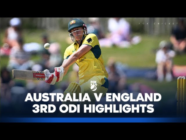 Australia v England: Women’s Ashes – 3rd ODI Highlights I 17/01/25 I Fox Cricket Australia v England: Women’s Ashes – 3rd ODI Highlights I 17/01/25 I Fox Cricket