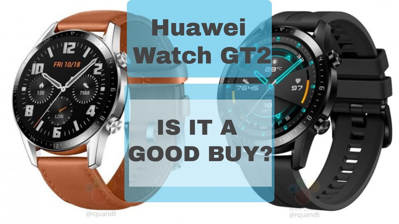 Better than Samsung?  Huawei Watch GT2, unboxing and impressions