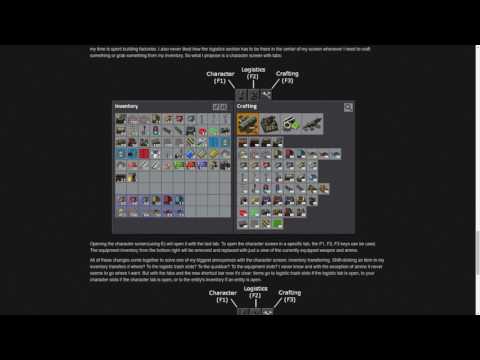 FFF #191 (GUI Improvements!) - Factorio Friday Facts Discussion