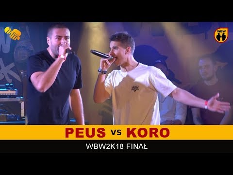 Peus 🆚 Koro 🎤 WBW 2018 Finał (freestyle rap battle)