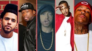 Rappers React To Eminem Donald Trump BET Hip Hop Awards Freestyle Cypher 2017 (50 Cent J Cole T.I.)