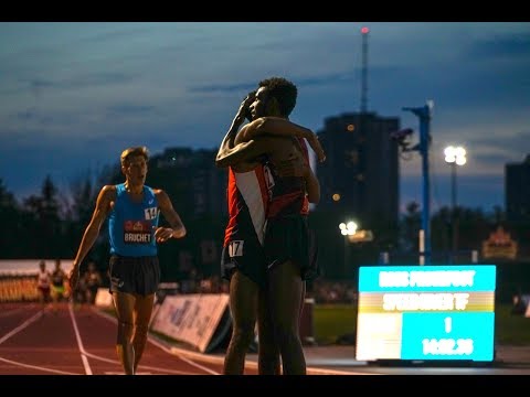 Men's 5K (Ahmed 14:02) - 2017 Canadian Track Championships