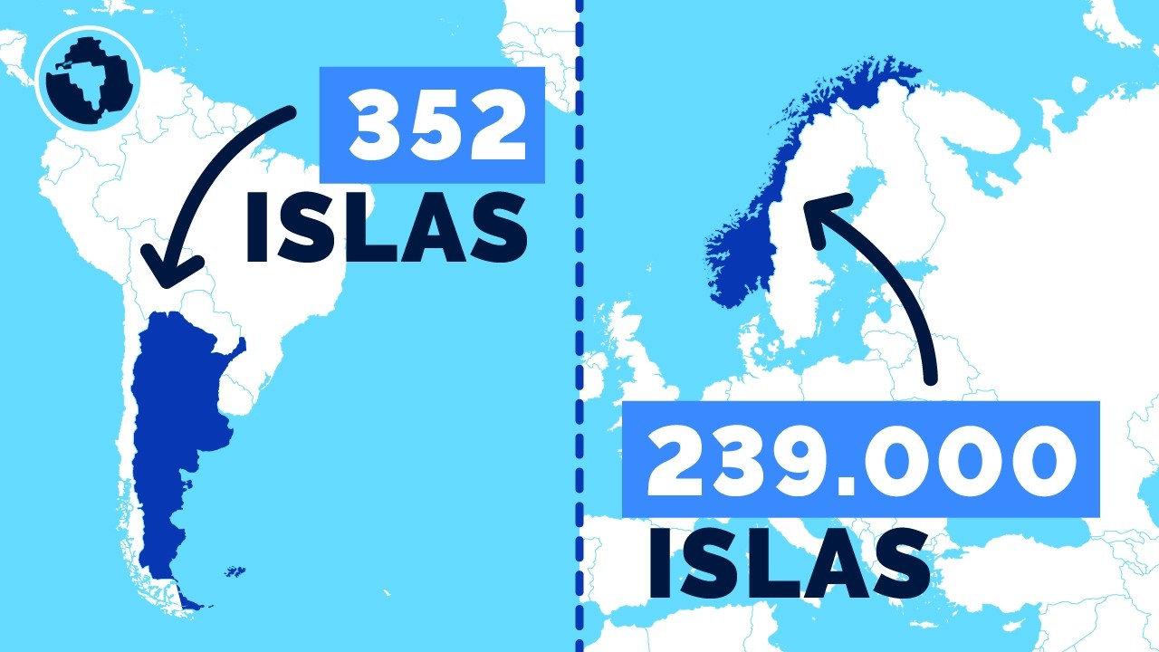 ¿Por qué casi no hay islas en Sudamérica?