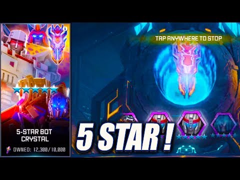 5 STAR BOT CRYSTAL OPENING - Transformers: Forged To Fight