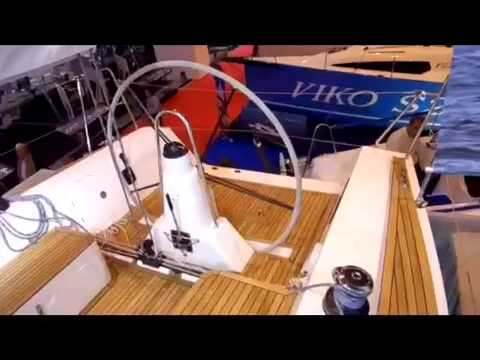 The J/122-E at the Paris boat show 2013 made with Videoshop