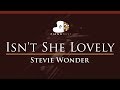 Stevie Wonder Isn T She Lovely HIGHER Key Piano Karaoke Sing Along