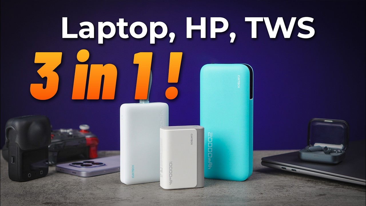 3 POWER BANK ANDALAN CUKTECH! RINGAN, MAGNETIC, & BISA CAS LAPTOP ⚡