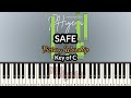 Safe / Ligtas (C) - Victory Worship || Piano Tutorial || Synthesia