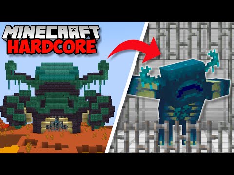 I Trapped THE WARDEN in Minecraft 1.19 Hardcore (#44)