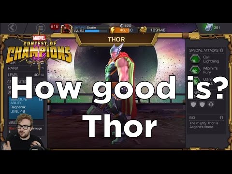 How Good is Thor? Gameplay and Review [Marvel Contest of Champions]