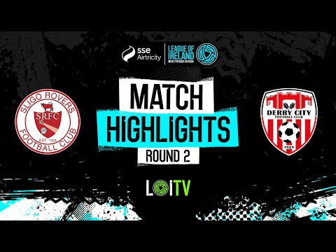 SSE Airtricity Men's Premier Division Round 2 | Sligo Rovers 0-0 Derry City | Highlights