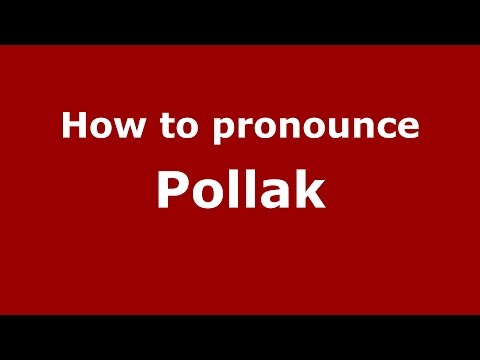 How to pronounce Pollak (Spanish/Argentina) - PronounceNames.com