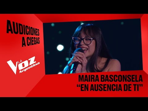 Maira Basconsela - "In your absence" - Blind Auditions - The Voice Argentina 2025