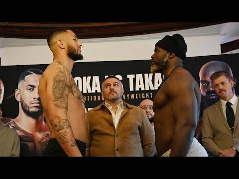 Tony Yoka Vs Carlos Takam • FULL WEIGH-IN & FACEOFF • Boxxer & Sky Sports