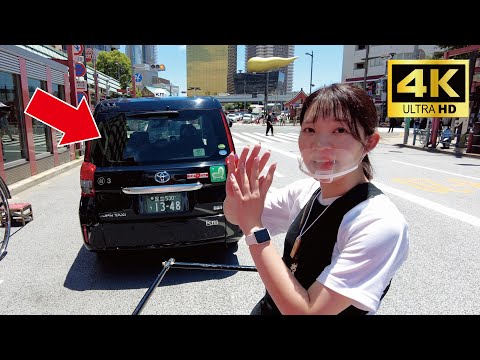 , title : 'A cute Japanese girl Airi-chan guided me around Asakusa by rickshaw😊 | Rickshaw in Asakusa, Tokyo'