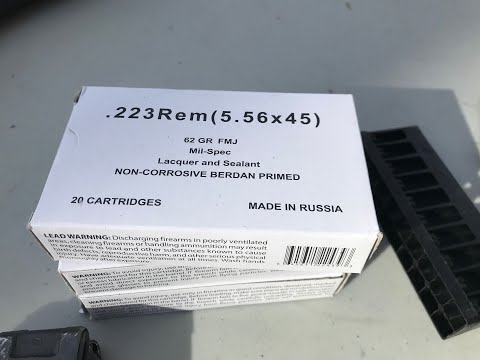 .223 Remington, 62gr FMJ, Mil-Spec, Barnual, Velocity and Accuracy