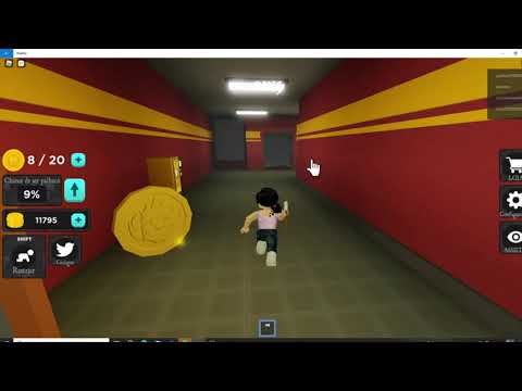 Roblox- Fugindo do palhaço Ronald