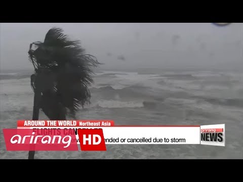 Tropical storm Talim hits Japan