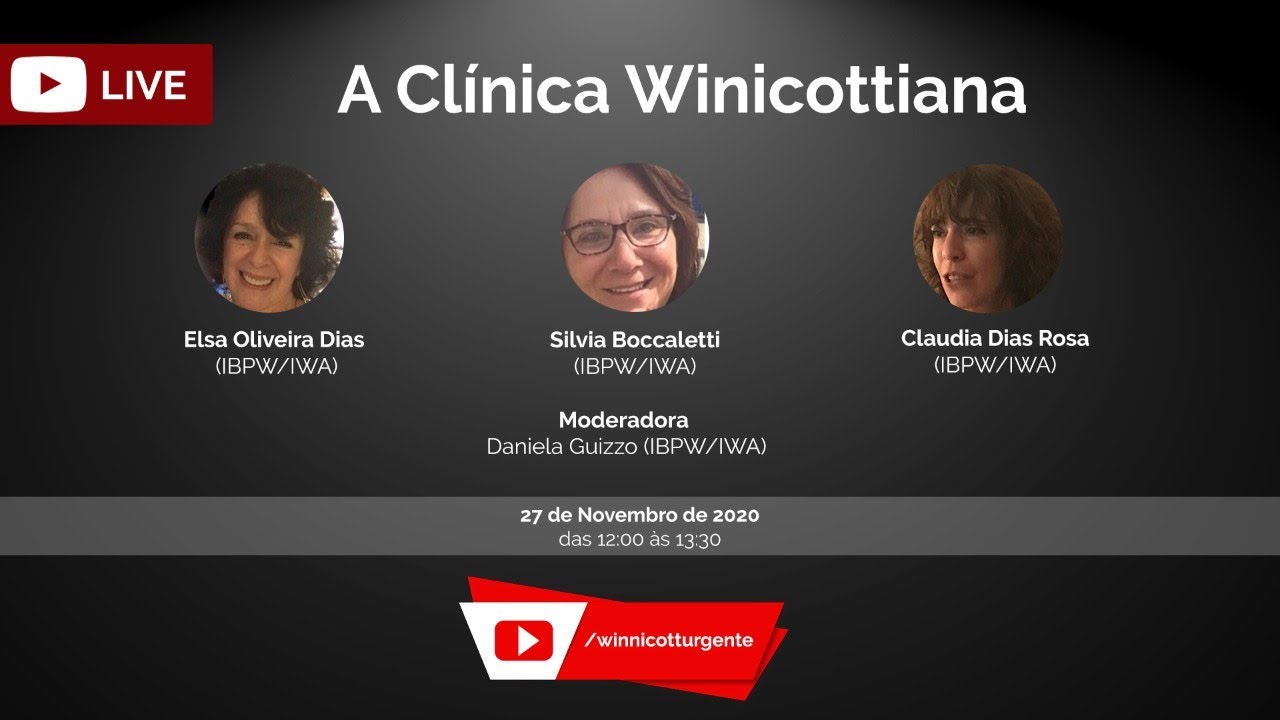 LIVE | A CLÍNICA WINNICOTTIANA