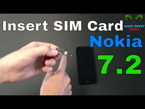 Nokia 7.2 Insert The SIM Card