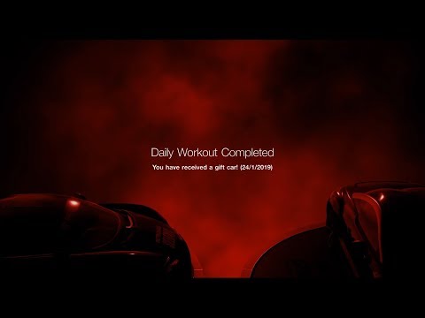 24/01/2019 - Daily Workout Reward Car