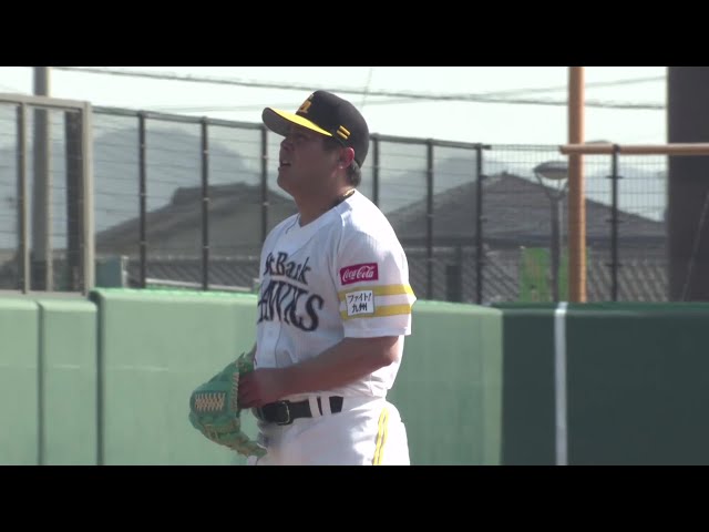 【ファーム】ホークス・濵口遥大が1回2/3無失点の投球で接戦を制する!! 2025年3月23日 福岡ソフトバンクホークス 対 くふうハヤテベンチャーズ静岡