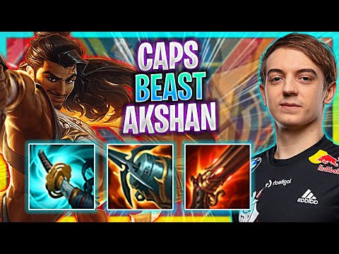 CAPS IS A BEAST WITH AKSHAN! | G2 Caps Plays Akshan Mid vs Anivia! | Season 2023