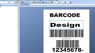 Barcode Sticker Design with Bar Tender Software Step by Step