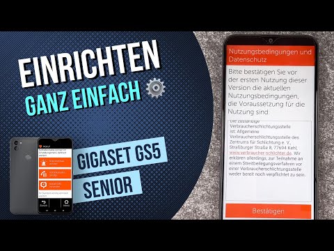 Gigaset GS5 Senior Ersteinrichtung