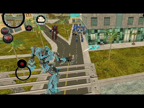 Robot Shark (Robot Shark Fight Blue Car Robot) Pickup Robot Machine - Android Gameplay HD