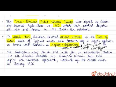 WARS AND PEACE WITH PAKISTAN