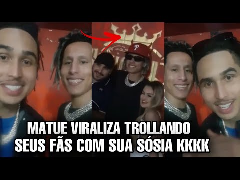 MATUE viraliza trollando seus FÃS com a sua SÓSIA KKKKKKKKKK