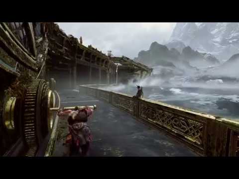 Atreus Asks Kratos If He Hurt His Back Moving The Bridge