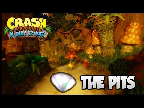 Crash Bandicoot 2 - "The Pits" 100% Clear Gem and All Boxes (PS4 N Sane Trilogy)